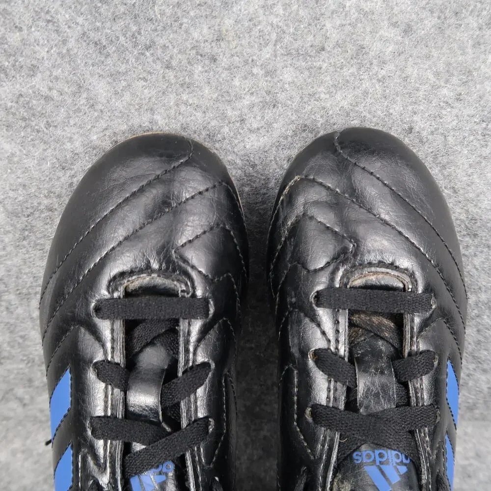 Adidas Shoes Kids 12k Soccer Cleats Goletto FG Football Boot Black Blue Youth